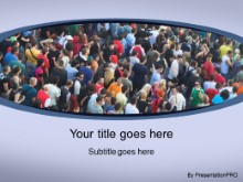 Download people crowd PowerPoint Template and other software plugins for Microsoft PowerPoint