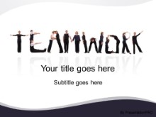 Download teamwork letters PowerPoint Template and other software plugins for Microsoft PowerPoint