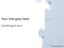 Large Puzzle 2 PPT PowerPoint Template Background