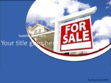 Home For Sale PPT PowerPoint Template Background