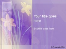 Download daffodil cross PowerPoint Template and other software plugins for Microsoft PowerPoint