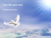 Download heavenly dove PowerPoint Template and other software plugins for Microsoft PowerPoint