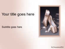 Download ballet shoes PowerPoint Template and other software plugins for Microsoft PowerPoint