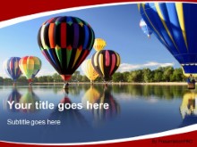 Download leisure hot air balloon PowerPoint Template and other software plugins for Microsoft PowerPoint