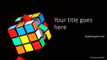 Rubix Cube Puzzle Widescreen