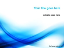Download blue fluid flow PowerPoint Template and other software plugins for Microsoft PowerPoint