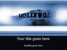 Download hollywood blue PowerPoint Template and other software plugins for Microsoft PowerPoint