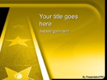 Download walk of fame gold PowerPoint Template and other software plugins for Microsoft PowerPoint