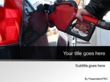 Download pumping gas gray PowerPoint Template and other software plugins for Microsoft PowerPoint