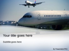 Download runway traffic PowerPoint Template and other software plugins for Microsoft PowerPoint