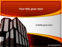 Download building orange PowerPoint Template and other software plugins for Microsoft PowerPoint
