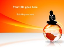 Download globe orange PowerPoint Template and other software plugins for Microsoft PowerPoint
