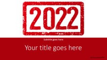 2022 Stamp Red Widescreen