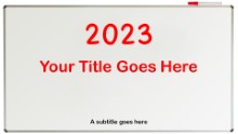 2023 White Board Widescreen