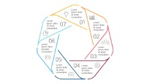 PowerPoint Infographic - Steps Heptagon 32