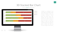 PowerPoint Infographic - 025 - Monitor Stacked Bar Chart