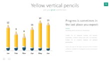 PowerPoint Infographic - 053 - Yellow Pencils