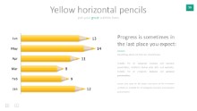 PowerPoint Infographic - 056 - Yellow Pencils