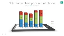 PowerPoint Infographic - 066 - Phone PopUp Graph