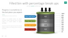 PowerPoint Infographic - 070 - FIll Bin Graph