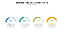 Editable Data Half Circle 36