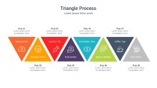 PowerPoint Infographic - Triangles 040