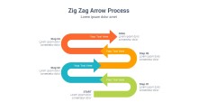 PowerPoint Infographic - Zigzag Arrow 046