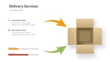 PowerPoint Infographic - Delivery Box Infographic Layout