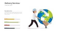 PowerPoint Infographic - Delivery World Wide Infographic Layout