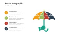 PowerPoint Infographic - Umbrella Puzzle Infographic Layout