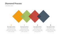 PowerPoint Infographic - Diamonds Infographic Layout
