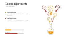 PowerPoint Infographic - Science Bulbs Infographic Layout