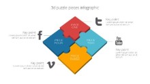 PowerPoint Infographic - Puzzle Square Infographic