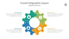 PowerPoint Infographic - Puzzle 045