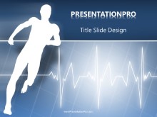 Raising The Pulse PPT PowerPoint Template Background
