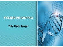 Shinning DNA PPT PowerPoint Template Background