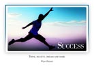 Success - Light PPT PowerPoint Motivational Quote Slide