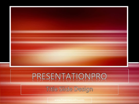 ABSTRACT NATURE 0018 PowerPoint Template title slide design