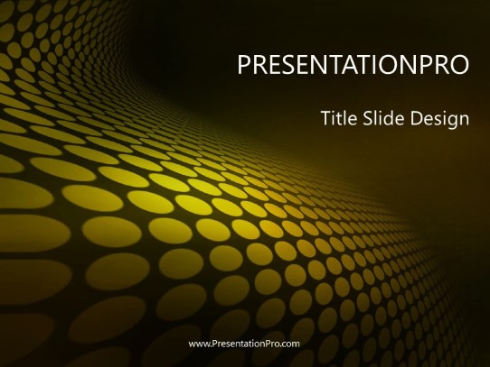 Abc Yellow PowerPoint Template title slide design
