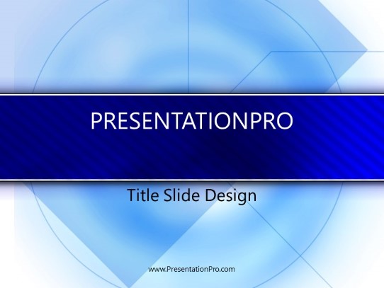 Abstract PowerPoint Template title slide design
