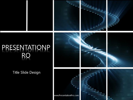 Abstract 0063 PowerPoint Template title slide design
