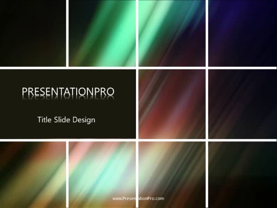 Abstract 0550 PowerPoint Template title slide design