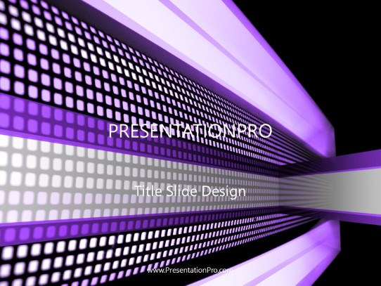 Angles Purple PowerPoint Template title slide design