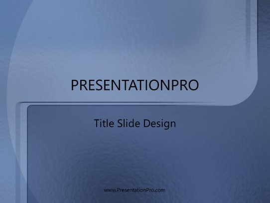 Archie Blue PowerPoint Template title slide design