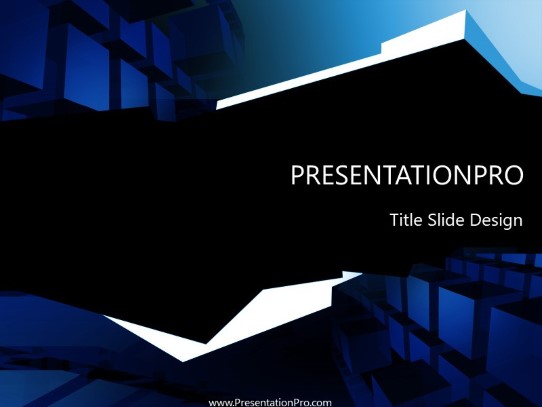Boxer PowerPoint Template title slide design