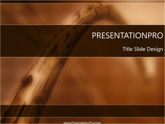 Cable Net PowerPoint Template title slide design