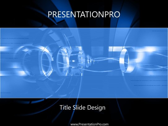 Connex PowerPoint Template title slide design