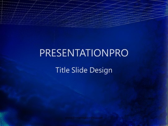 Deepvoid PowerPoint Template title slide design