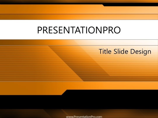 Divergence PowerPoint Template title slide design