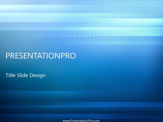 Flash PowerPoint Template title slide design